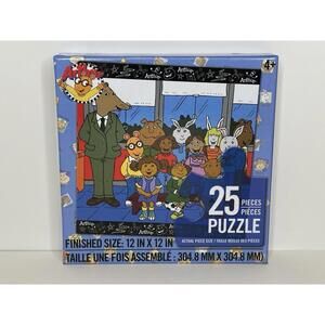 Arthur 25 Piece Puzzle PBS Kids Cartoon Jigsaw 12x12 Children’s Educational Toy